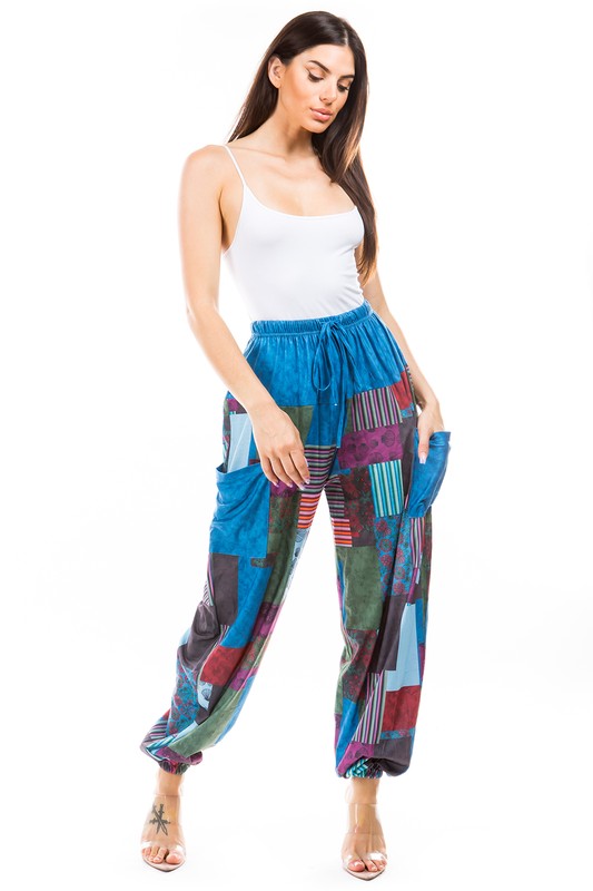 Harem Print Pants