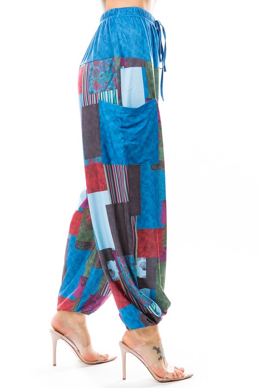 Harem Print Pants