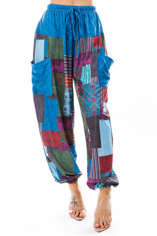 Harem Print Pants