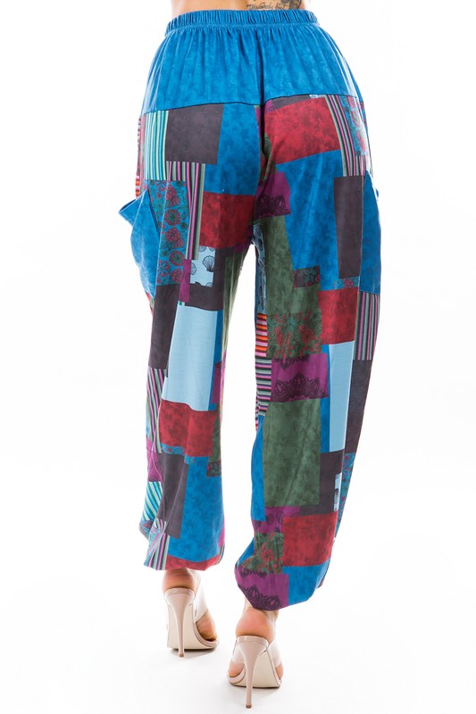 Harem Print Pants