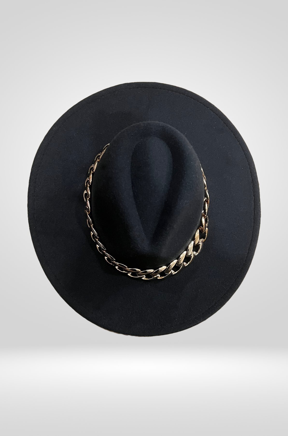 Cuban Link Fedora Hat