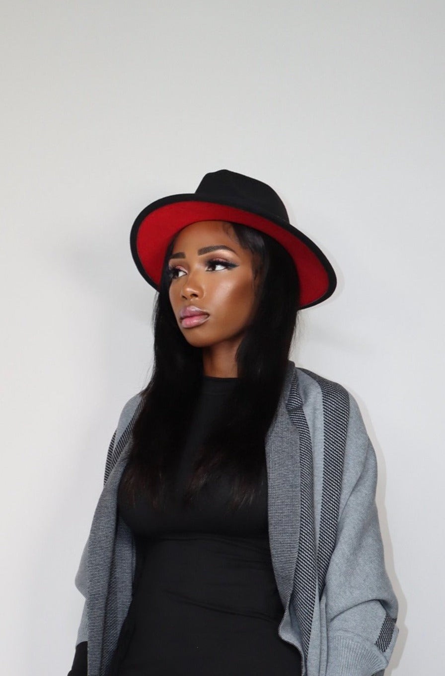 Luxury Red Bottom Fedora