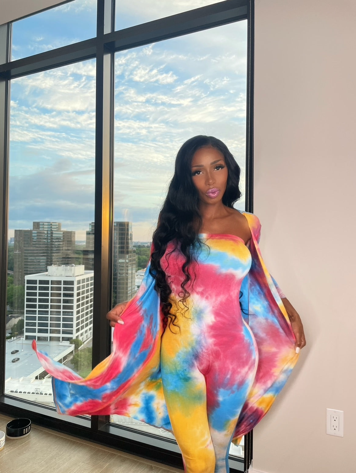 Simone Jumpsuit Duster Set