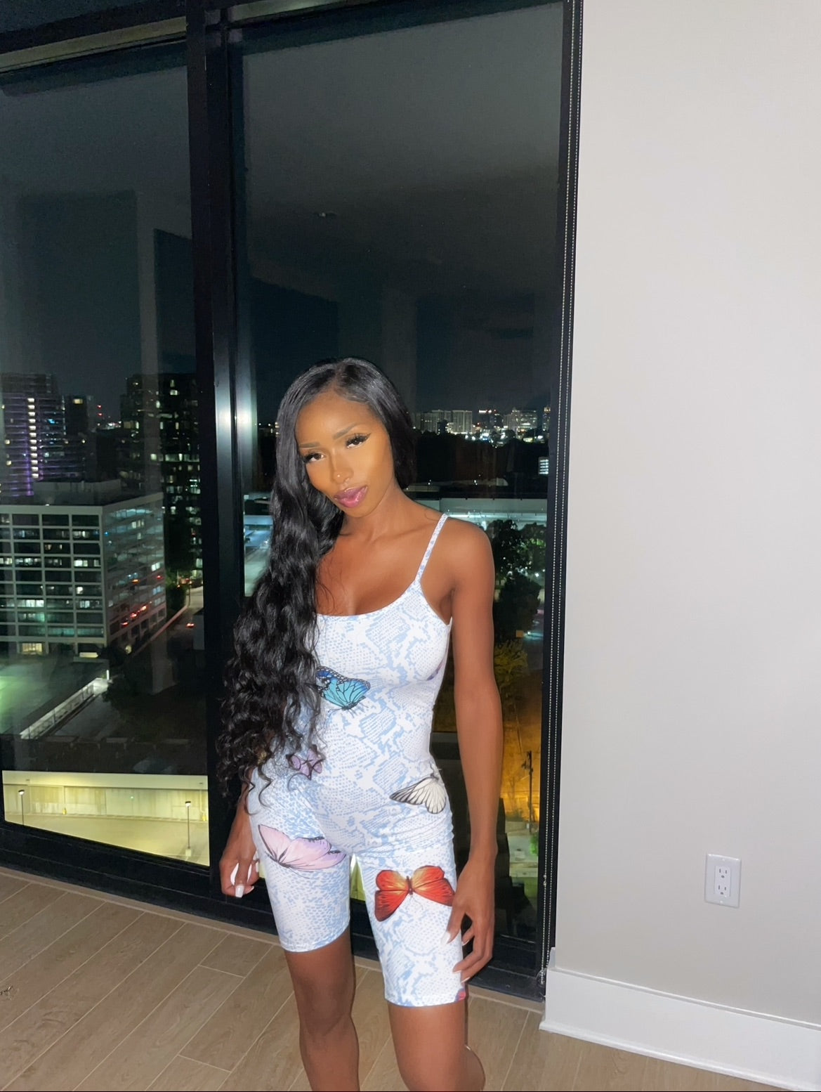 Run It Up Butterfly Romper