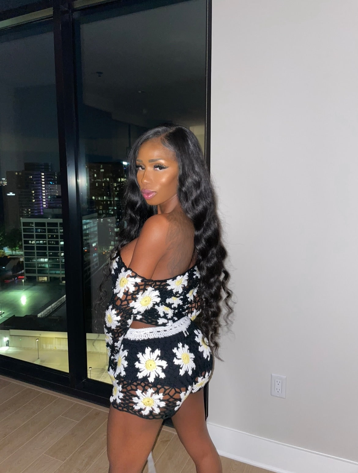 Nikki Daisy Crochet Cover Up