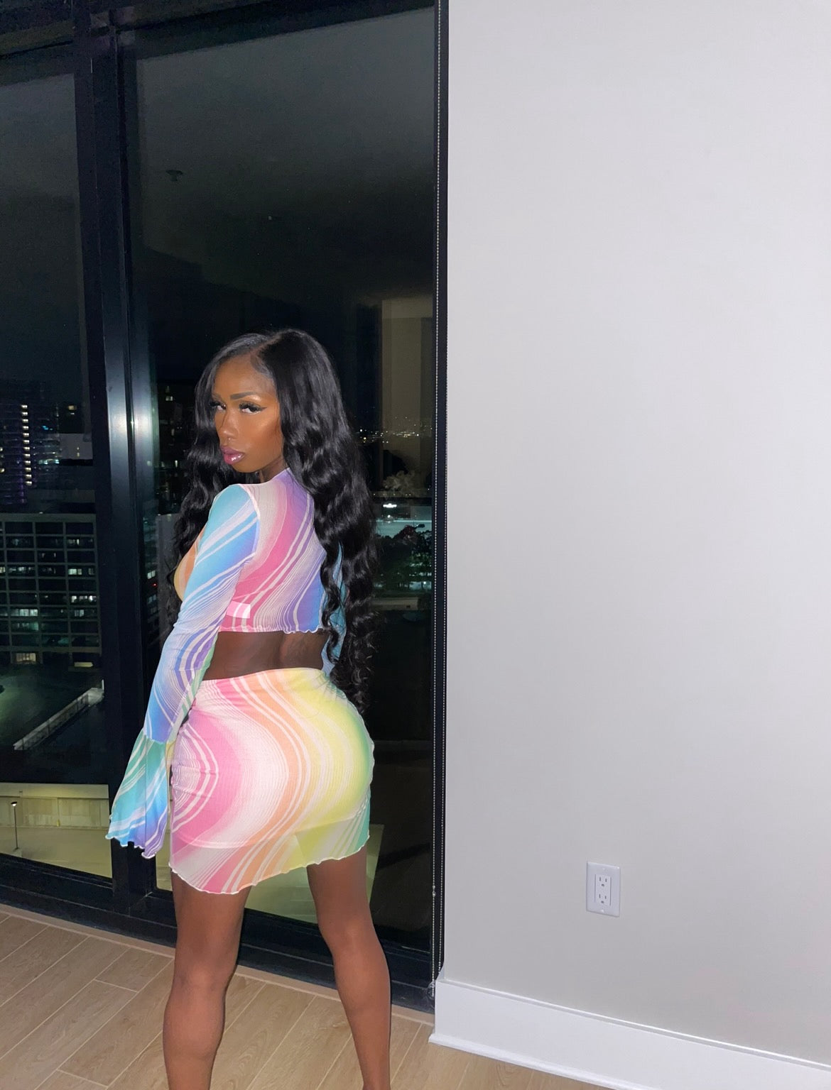 Lena Swirl Skirt Set