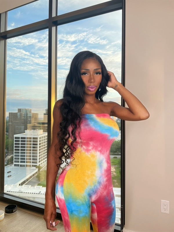 Simone Jumpsuit Duster Set