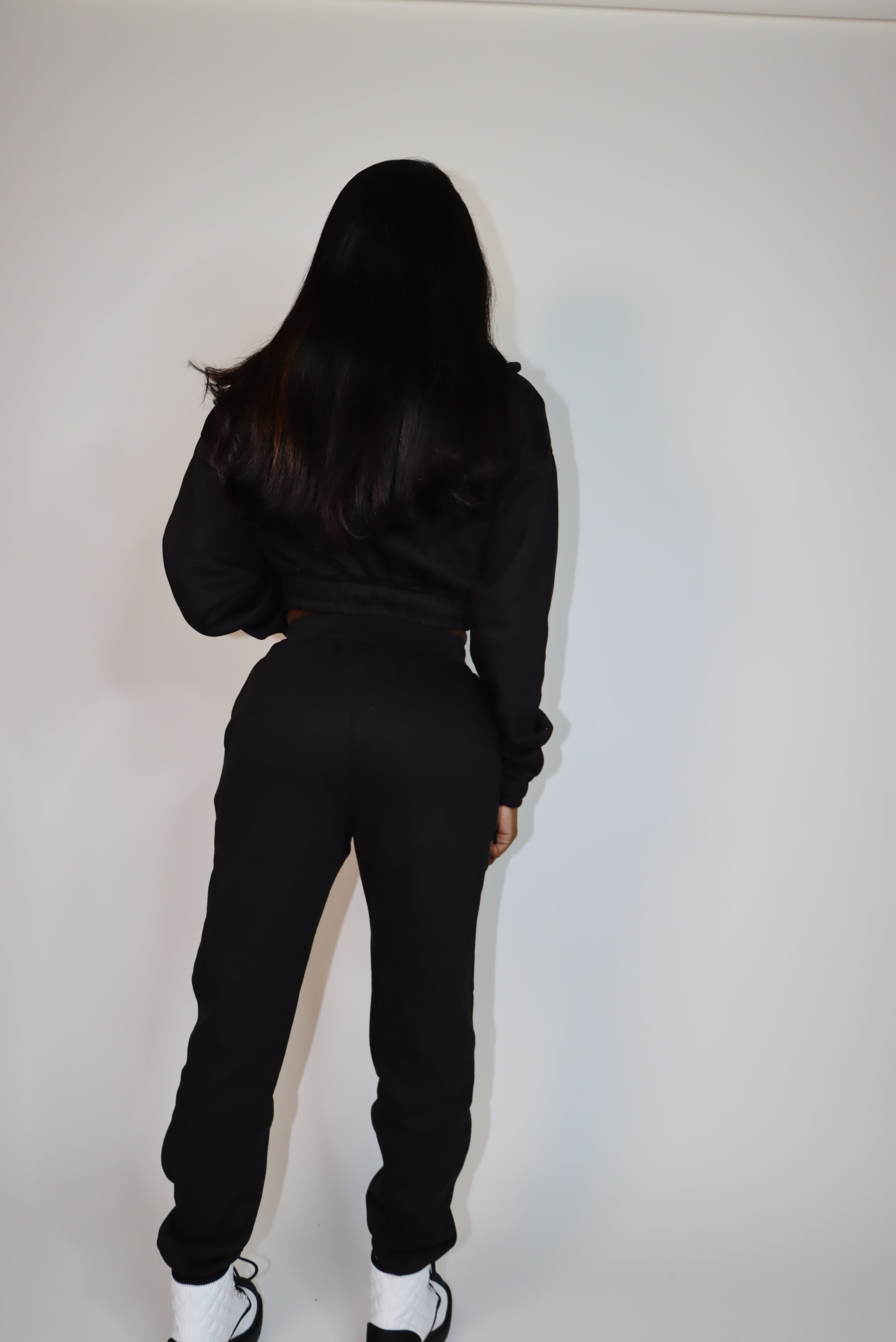 That Girl Cropped Hoodie Jogger Set