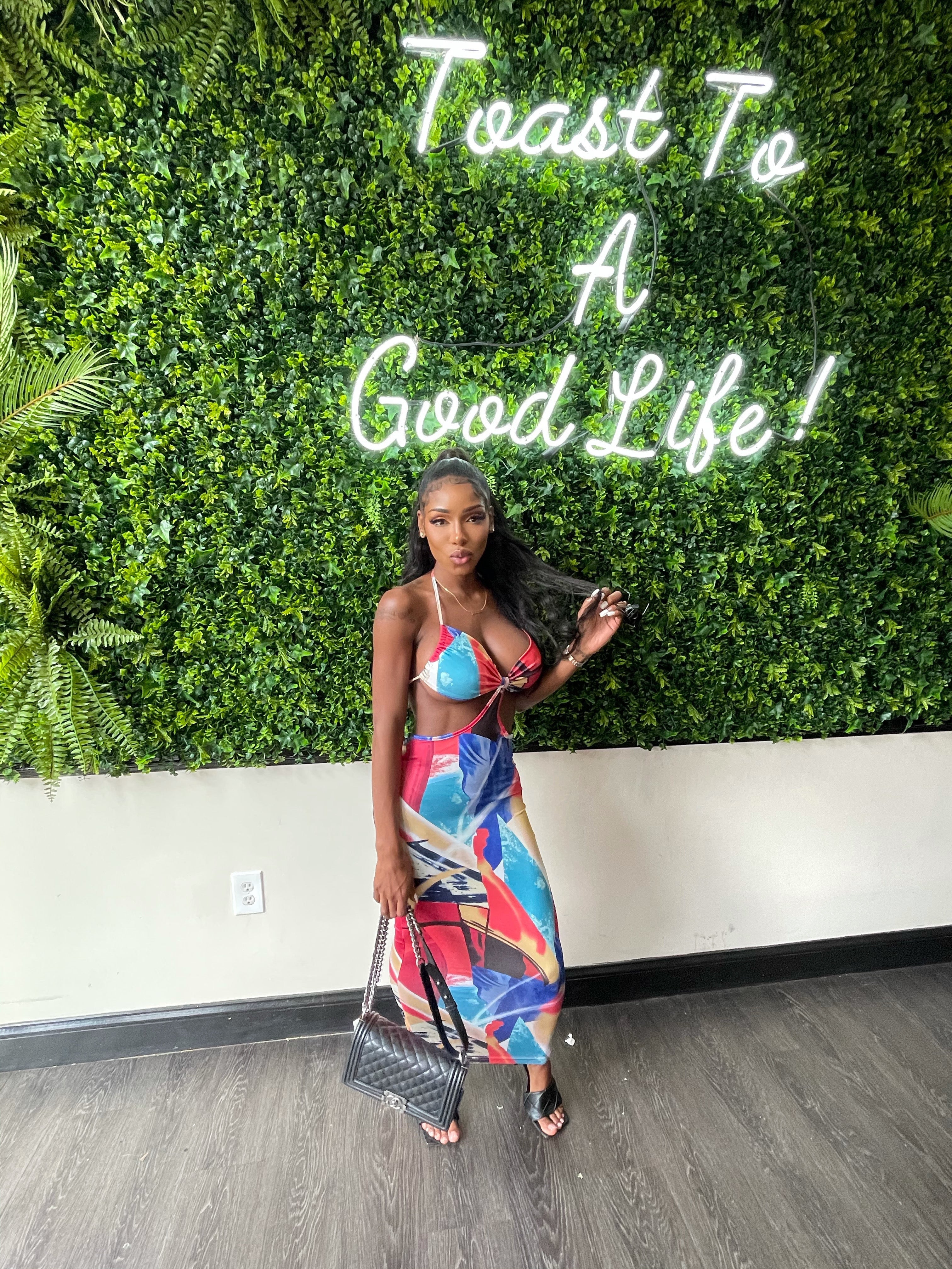 Cleo Caribbean Dress