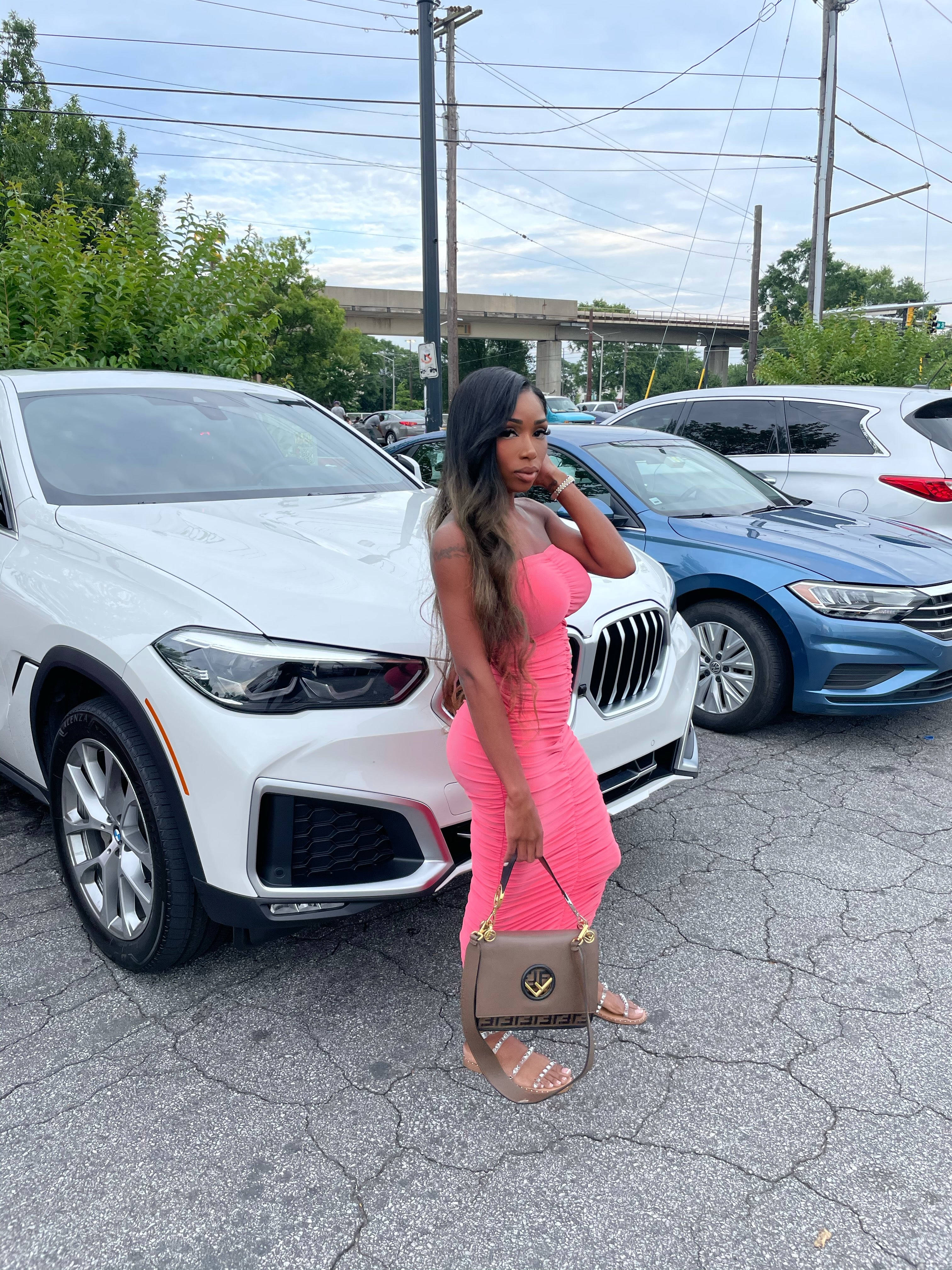 Jasmyne Ruched Maxi Dress