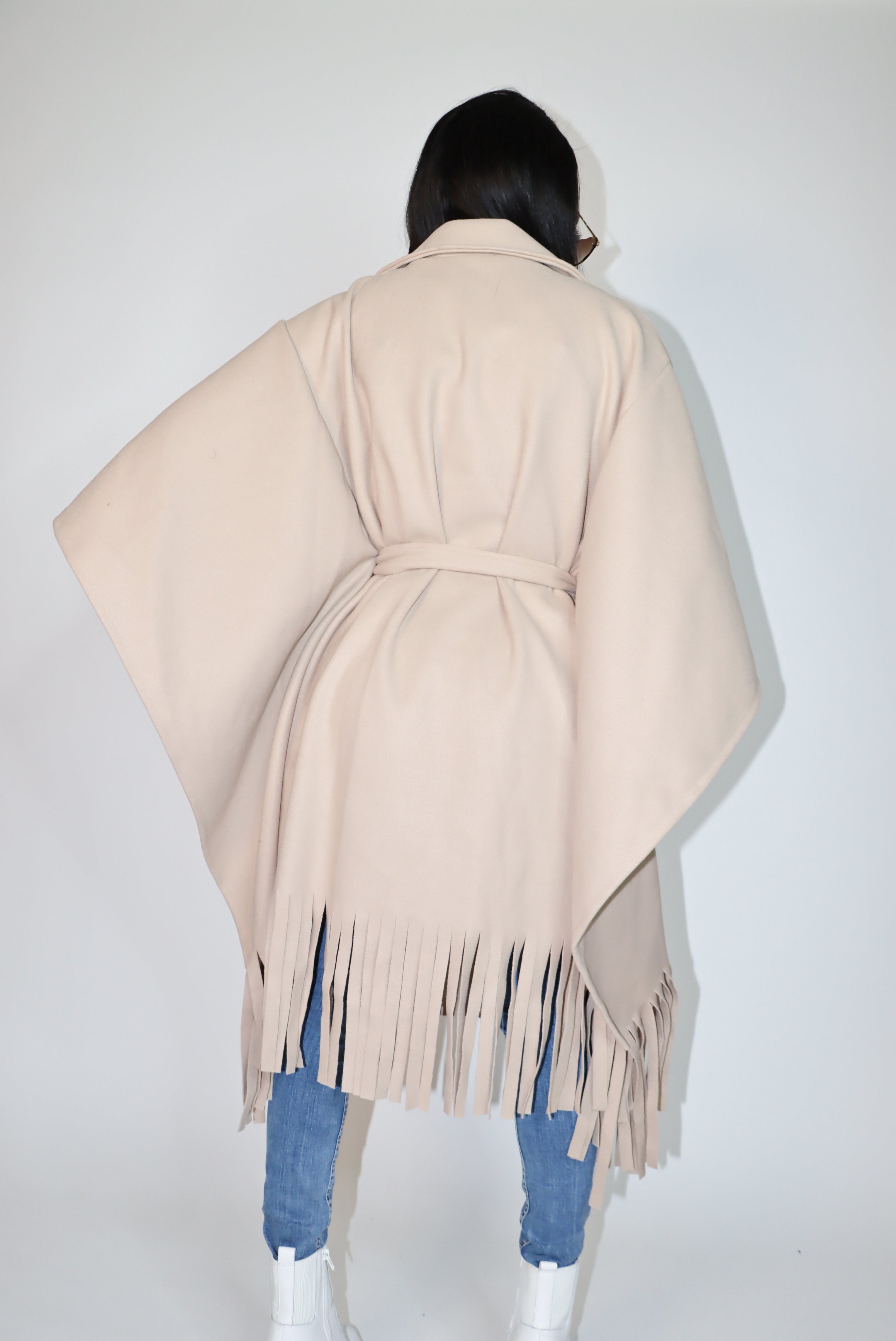 Fringe Kimono Poncho