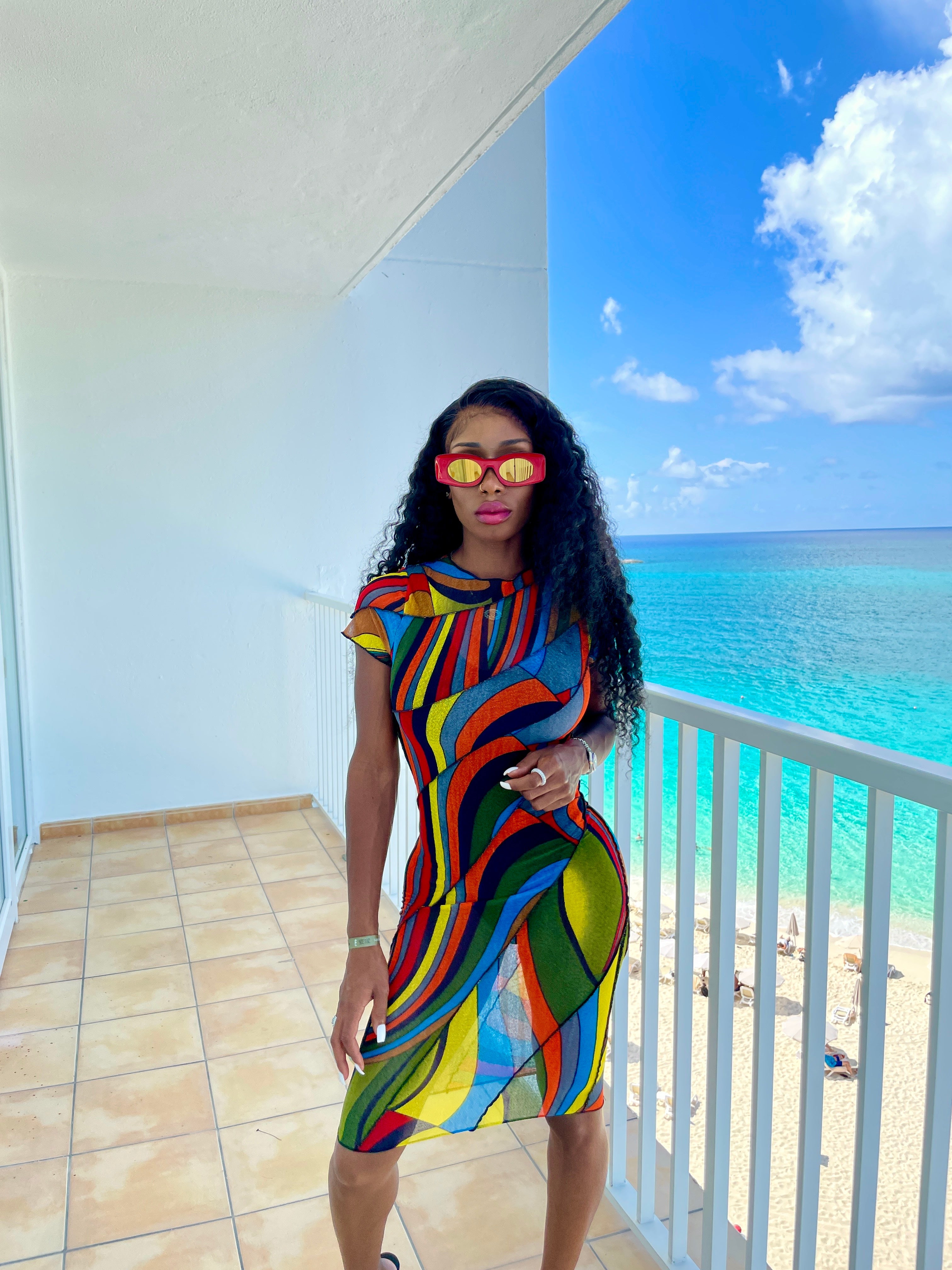 Licorice Swirl Dress