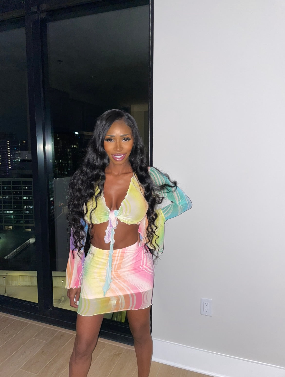 Lena Swirl Skirt Set