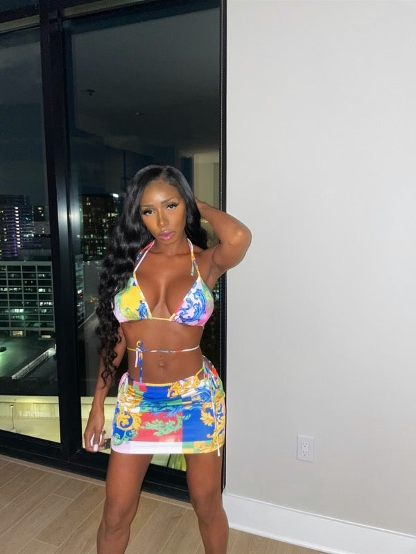 Take Me On A Yacht Skirt Set