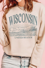 WISCONSIN Graphic Sweatshirt