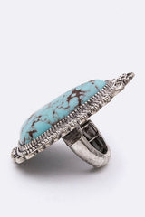 Genuine Stone Jumbo Stretch Ring