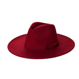 WIDE BRIM RIBBON FEDROA HAT