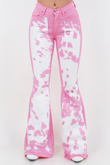 Rodeo Bell Bottom Jean in Pink