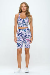 Butterfly Print Activewear Set