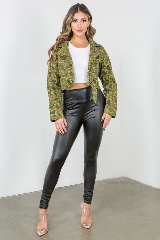 Bubble Camo Jacket in Gren