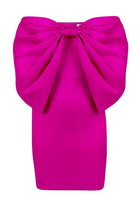 Pink Bow Fashion Dress