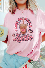 I LOVE MY MOM A LATTE GRAPHIC TEE