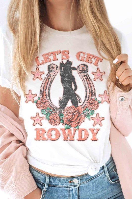 LET'S GET ROWDY GRAPHIC TEE