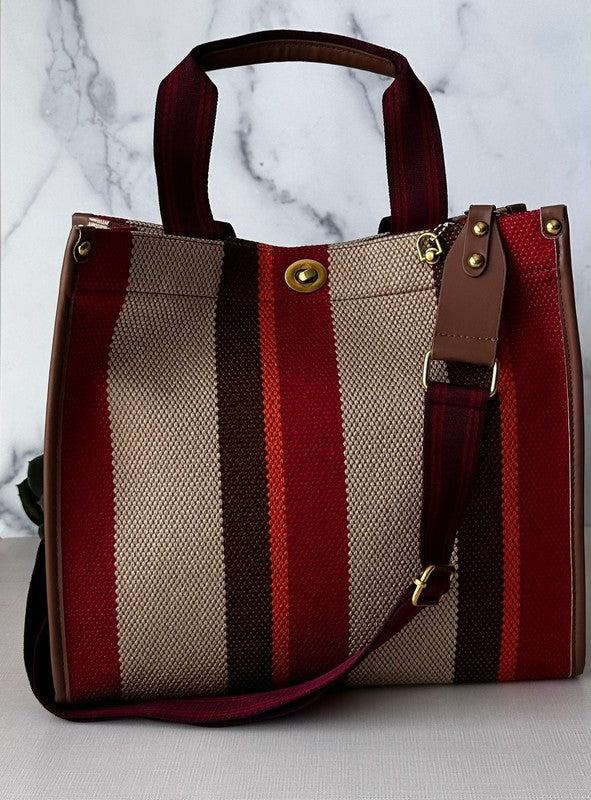 Stripe Tote