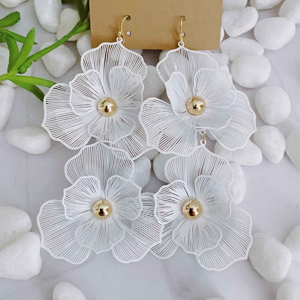 Royal Garden Double Bloom Earrings