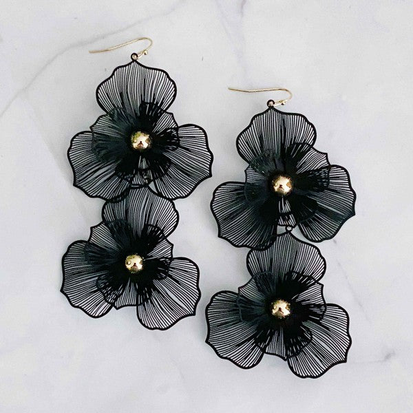 Royal Garden Double Bloom Earrings