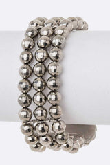 Crystal Softball Iconic Stretch Bracelet