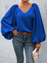 Lantern Sleeve Blouse