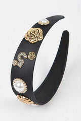 Crystal Rose Number 5 Iconic Headband