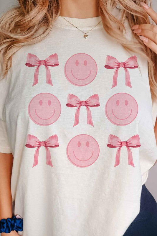 COQUETTE BOW RIBBON GRAPHIC TEE