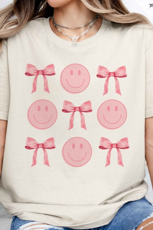 COQUETTE BOW RIBBON GRAPHIC TEE