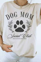 DOG MOM SOCIAL CLUB GRAPHIC TEE