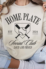 HOME PLATE SOCIAL CLUB GRAPHIC SWEATSHIRT