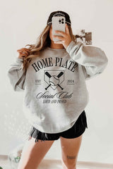 HOME PLATE SOCIAL CLUB GRAPHIC SWEATSHIRT