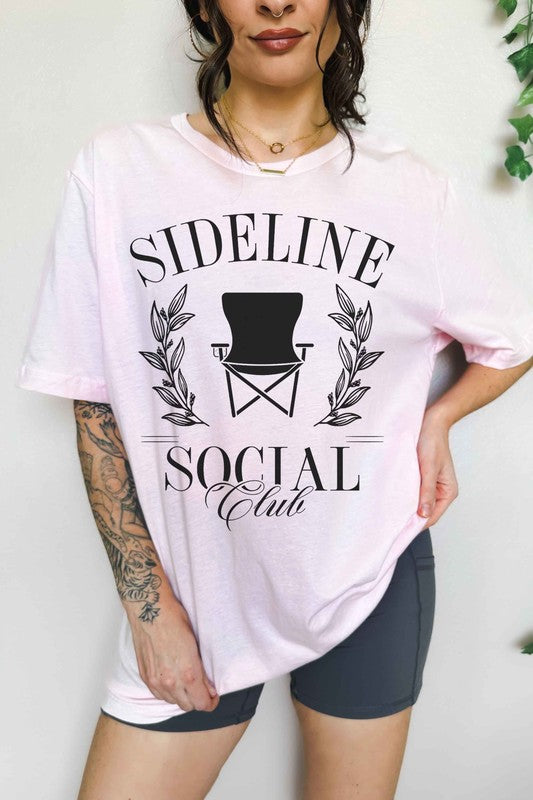 SIDELINE SOCIAL CLUB OVERSIZED TEE