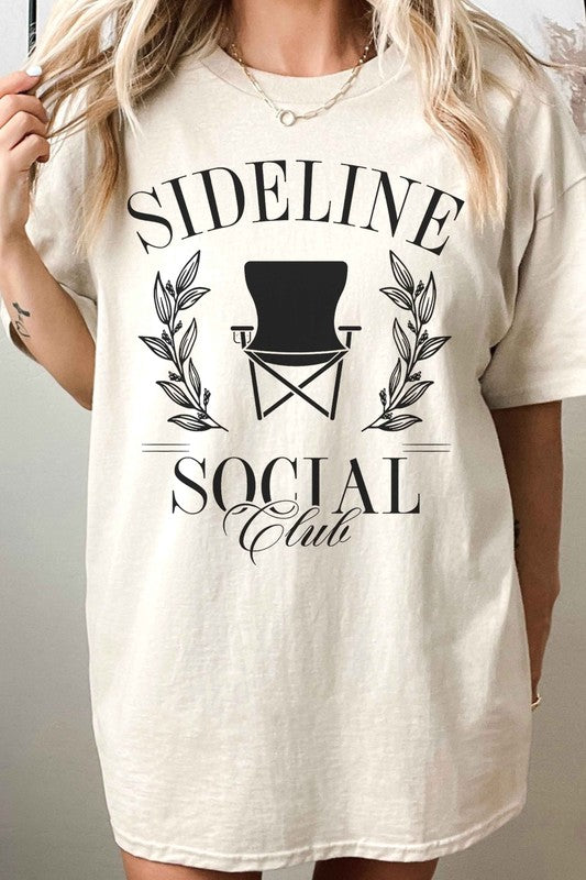 SIDELINE SOCIAL CLUB OVERSIZED TEE