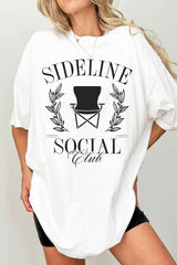 SIDELINE SOCIAL CLUB OVERSIZED TEE