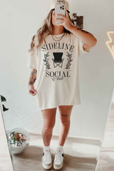 SIDELINE SOCIAL CLUB OVERSIZED TEE