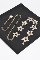 Rhinestone Star Iconic Chain Belt