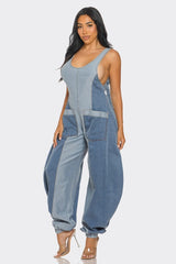 Denim Patchwork Harlem Jumpsuit