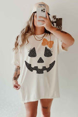 HALLOWEEN CUTE JACK OVERSIZED GRAPHIC TEE