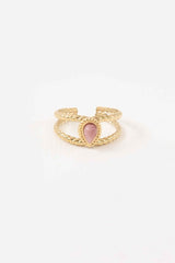 Mauve Adjustable Ring