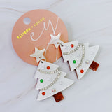 Winter Wonderland Christmas Tree Earrings