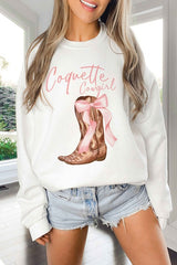 COQUETTE COWGIRL Graphic Sweatshirt