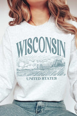 WISCONSIN Graphic Sweatshirt