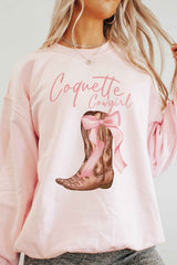 COQUETTE COWGIRL Graphic Sweatshirt